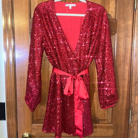 Pink sequin dress - Picture 1 of 5